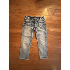 Silver Capri Jeans